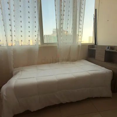 Single Bed with Built-in Headboard Storage
