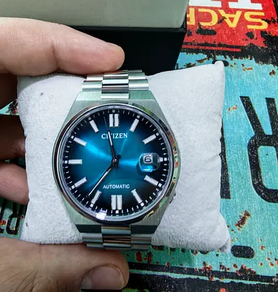 Citizen Tsuyosa Automatic 40.5mm brand new unworn with Teal Sunburst Dial