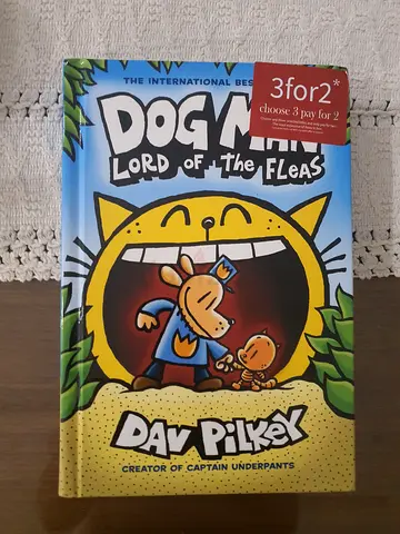 Dog Man: Lord of the Fleas by Dav Pilkey - Hardcover new purchased 10 mins ago
