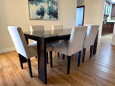 Dining table with 8 chairs