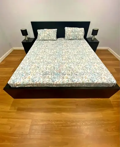 Ikea King size bed with mattress available in perfect condition