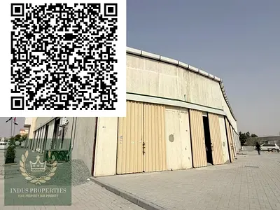 مستودع جديد واسع في الطابق الأرضي فقط، مساحته 350 قدم مربع، مزود بتيار كهربائي 20 كيلوواط، متاح للإيجار في منطقة عجمان الصناعية 1 بالقرب من دوار دارمك