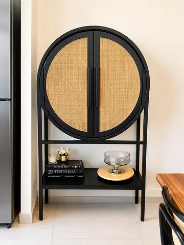🌟 Designer Cane Bar Cabinet / Drinks Cabinet 🌟