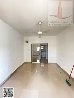 Two bedrooms and a living room for annual rent in Ajman, in Hassan Al Ali building in Al Rawda 3. As