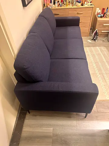 Stockholm 3 seater fabric sofa