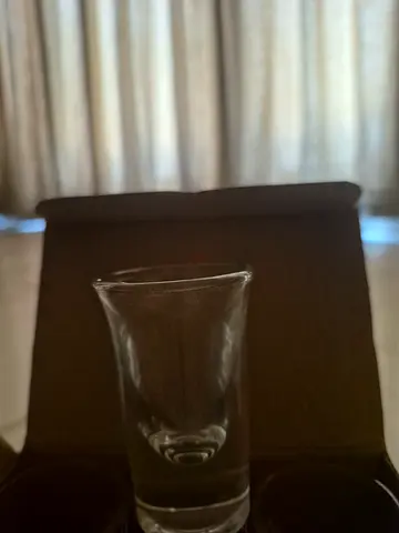 Glass Water shot glasses - set of 6