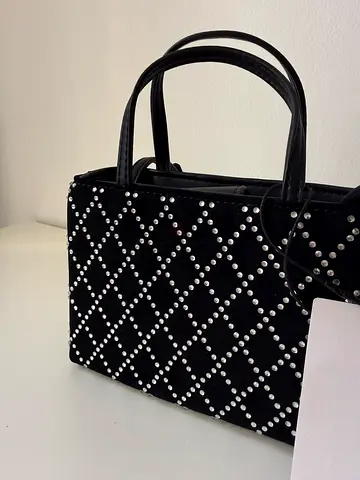 Mango Small Black Bag
