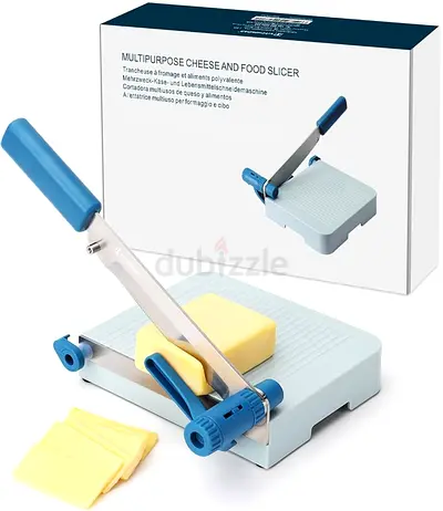 KITCHENDAO Multipurpose Cheese Slicer Cutter with Board for Arthritic and Weak Hands,