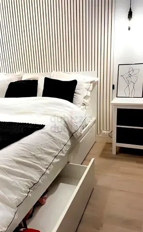 Ikea king size bed with mattress available in perfect condition