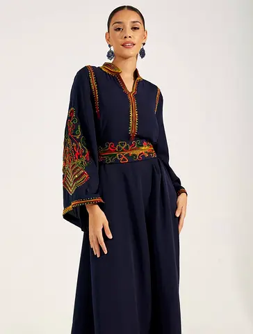 Only used once Embroidery Jalabiya