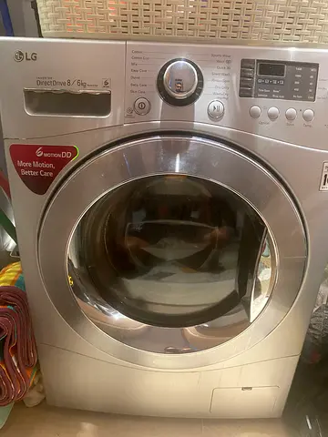 LG Front Load Washing Machine 6 Motion, 8kg - Good Condition