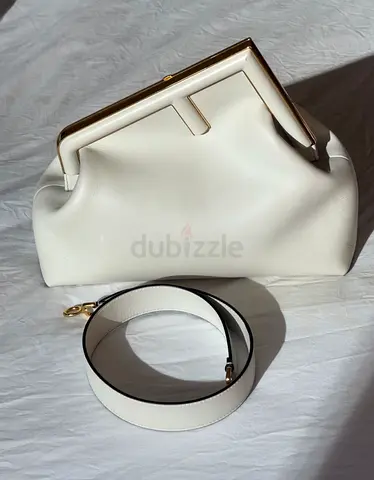 Fendi First Medium White Bag