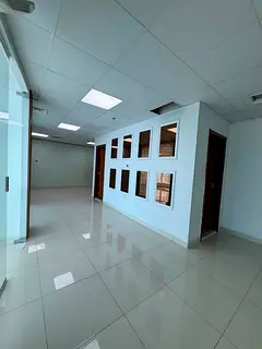 The largest and most affordable office for annual rent in Al Majaz 2, Sharjah, featuring a direct se
