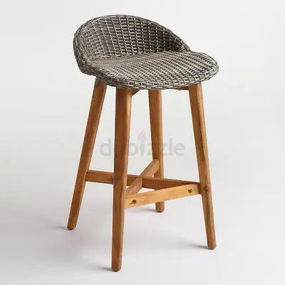 Wooden Bar Stool x 2
