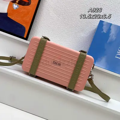 Dior and Rimowa crossbody bag
