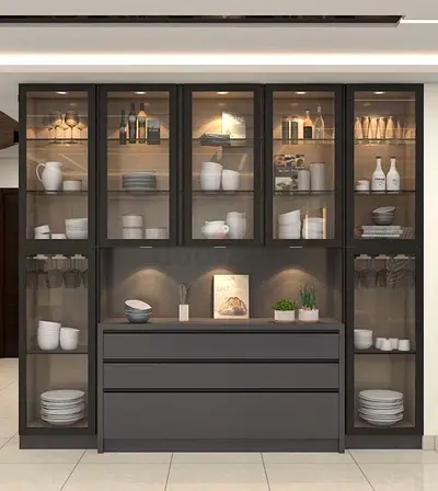 Crockery Cabinet with Drawer