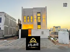 Modern villa with European touches, 5 bedrooms, excellent location in Al-Hali, 2 units including reg