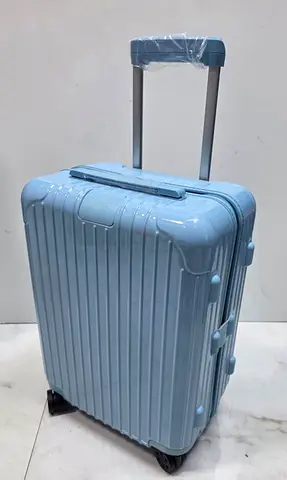 Blue Rimowa essential suitcase