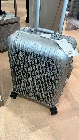 RIMOWA Dior 35L silver 4 wheels carry case suitcase