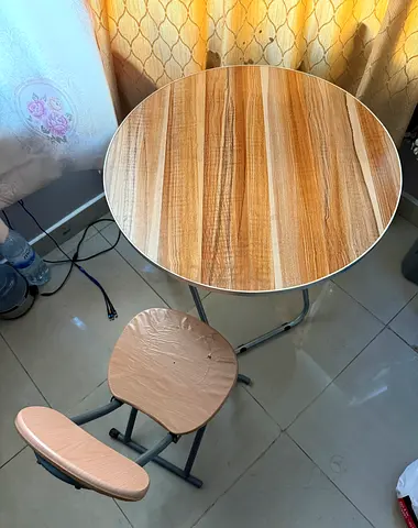Portable table and chair