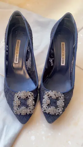 Classic Manolo Blahnik Lace Heels