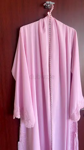 Embroidered Perfect Pink Abaya