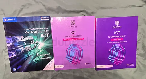Cambridge IGCSE ICT Coursebooks and Workbook (Set of 3) - Good Condition