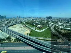 Annual rental in Al Nuaimiya 2 City Tower, spacious 2-bedroom apartment with living hall, American k