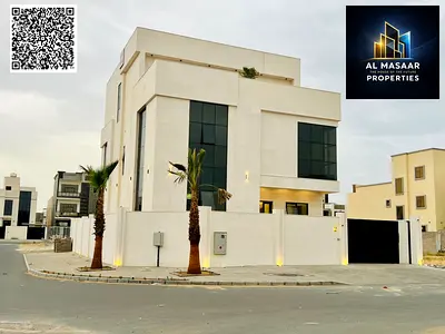 Own your dream villa in the heart of Ajman, close to all services, including electricity, water, air conditioning, and elevator.