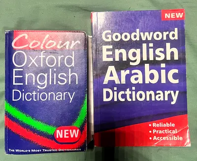 Colour Oxford English Dictionary  Goodword English-Arabic Dictionary - Used