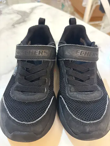 Black Skechers Kids Sneakers, Good Used Condition