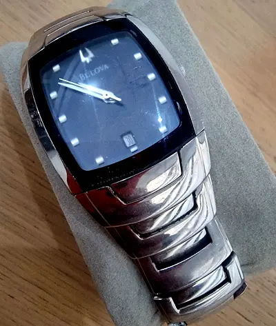 Bulova Mens Stainless Steel Dress Watch 2008