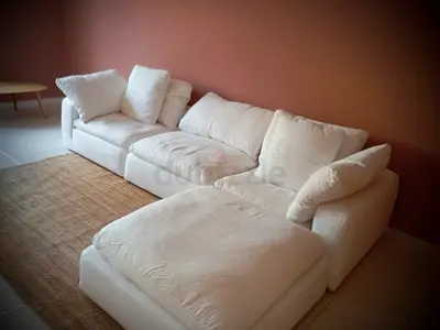 Same like new condition marina home luscious sofa