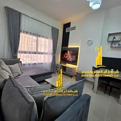 ✨ Luxurious fully furnished one-bedroom apartment for monthly rent in Ajman Corniche - near Ship R