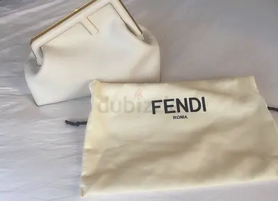 Fendi First Medium White Bag