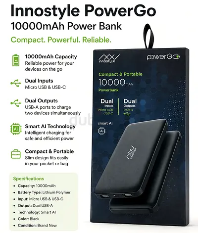 Innostyle PowerGo 10000mAh Power Bank