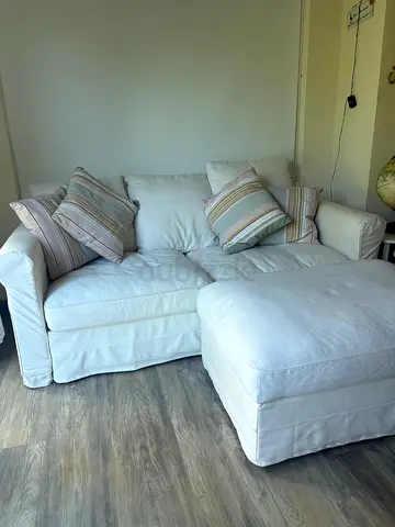 White super comfy 2 seater sofa bed (Ikea)