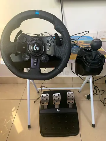 Logitech driving wheel G923 Plus Logitech gear shifter with driving games