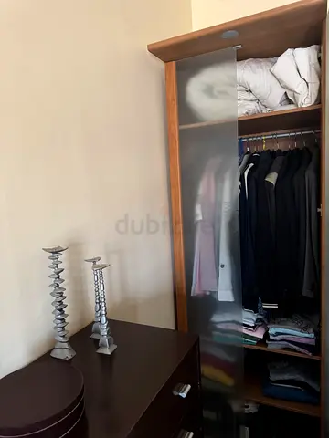 IKEA 2 door cupboard with frosted glass doors