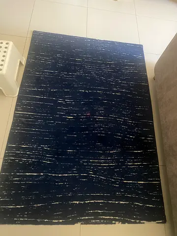 Dark Blue Modern Rug — Good Condition, 170x120cm