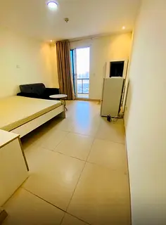 Furnished master room with balcony in Nahda 1 OPP to Rta bus stop connecting Stadium metro