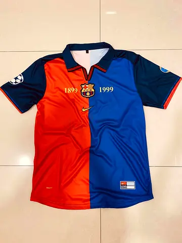 Vintage FC Barcelona Centenary Jersey 1899-1999
