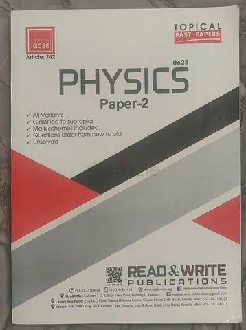 IGCSE Physics Paper 2 - Past Papers (2009-2019)