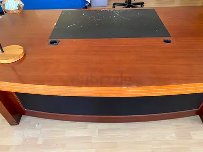 Executive Wooden Office Desk - AED 250