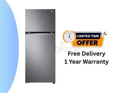 LG Smart Inverter Compressor Refrigerator, 395 Liter Capacity, GN-B512PQGB