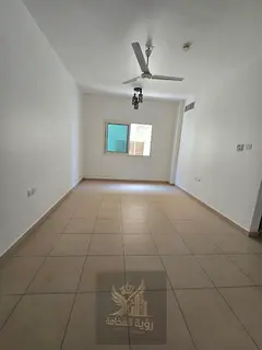 One bedroom and living room, first occupancy in Al-Qulay'ah, security deposit by check, no fees.