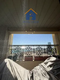 For sale: Three-bedroom apartment with a living room, sea view, and parking space in Al Taawun.