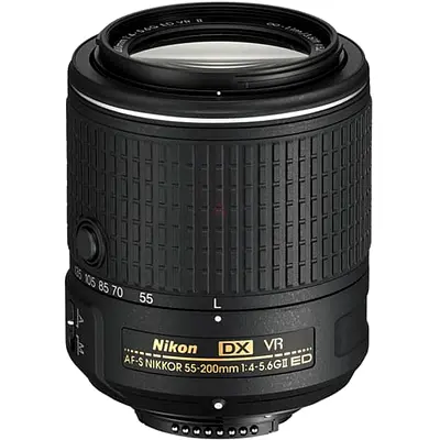 Brand New Nikon AF-S DX Nikkor 55-200mm F4-5.6G ED VR II Digital Camera