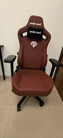 Used brown ergonomic gaming/office chair with adjustable armrests