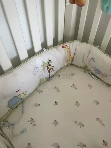 Crib bumper pottery barn